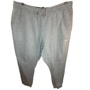 Nike Men’s Sportswear Club Fleece Tapered Pants Size 2XL Gray